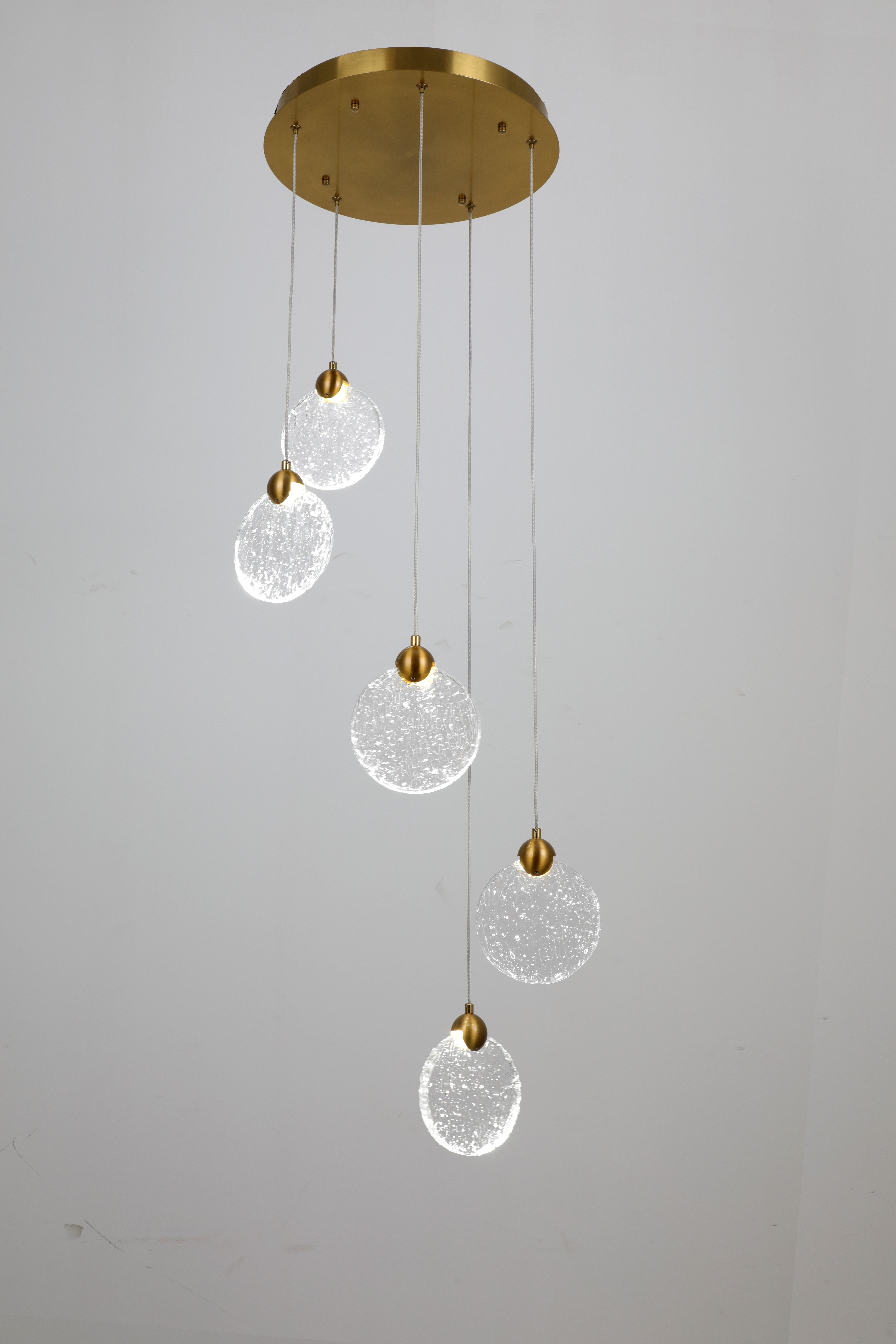 Selene 5 Light Pendant Gold